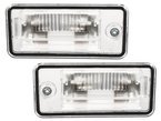 2x NUMBER LICENSE PLATE LIGHT LEFT+RIGHT FOR AUDI A3 8P A4 B6 B7 A6 C6 A8 D3 Q7