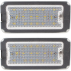 Fiat 500 2007- Licence plate lights LED 2 pieces. set.