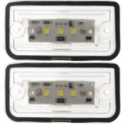 Mercedes W203 W209 4 door sedan / saloon Licence plate light / lamp LED 2 pcs set