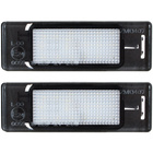 Peugeot 1007 106 II 207 3008 307 308 I 406 407 508 607 807 Expert I II RCZ Licence plate light / lamp LED 2 pcs set