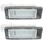 Renault Captur Espace IV Fluence Modus FL Scenic II III Licence plate light / lamp LED 2 pcs set