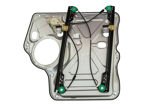 VW T5 2003- Front window regulator (electric adjustment version) Left (with panel)