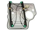 VW T5 2003- Front window regulator (electric adjustment version) Right (with panel)