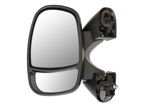 Vauxhall / Opel Vivaro I 2001- wing mirror electric heated Black Left