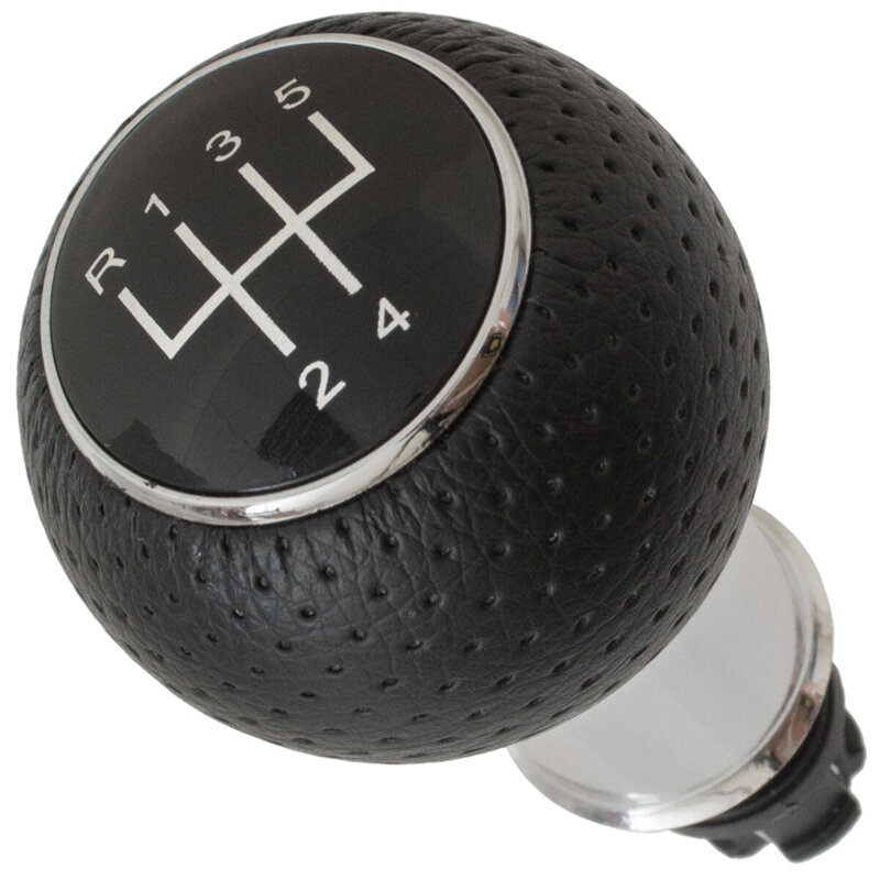 AUDI A3 8P 03-12 GEAR SHIFT KNOB BLACK CHROME RING - 5G