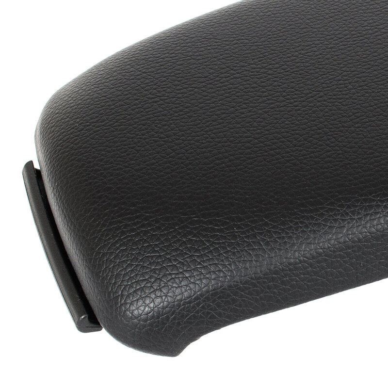 Audi A3 8P 03-12 Armrest flap with button and upholstery set BLACK EKOLEATHER