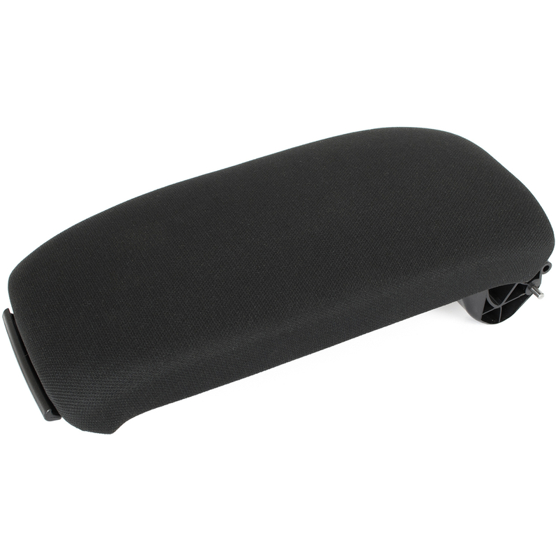 Audi A3 8P 03-12 Armrest flap with button and upholstery set BLACK FABRIC