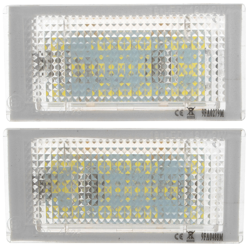 BMW 3 E46 98-03 2 door COUPE Licence plate light / lamp LED 2 pcs set