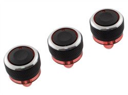 Citroen Xsara Picasso 99-04 Airflow adjustment knob Black 3 pcs set