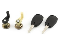 Dacia Sandero Front door lock / insert 2 pcs set