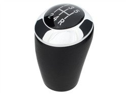 Mazda 3 06-12 Gear shift knob BLACK + CHROM 5 Gear