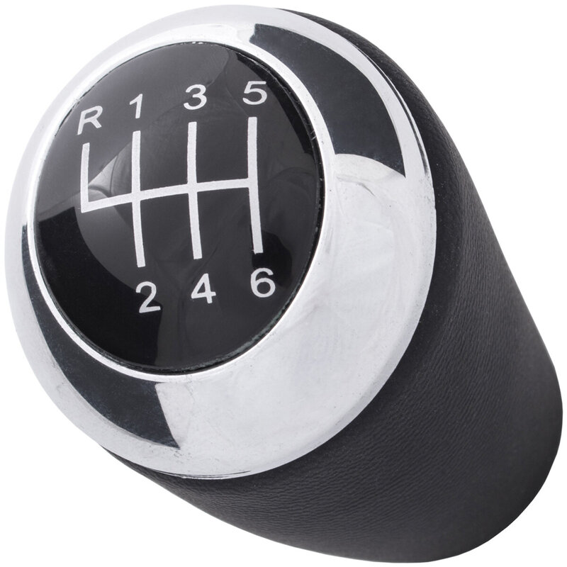 Mazda 3 06-12 Gear shift knob BLACK + CHROM 6 Gears