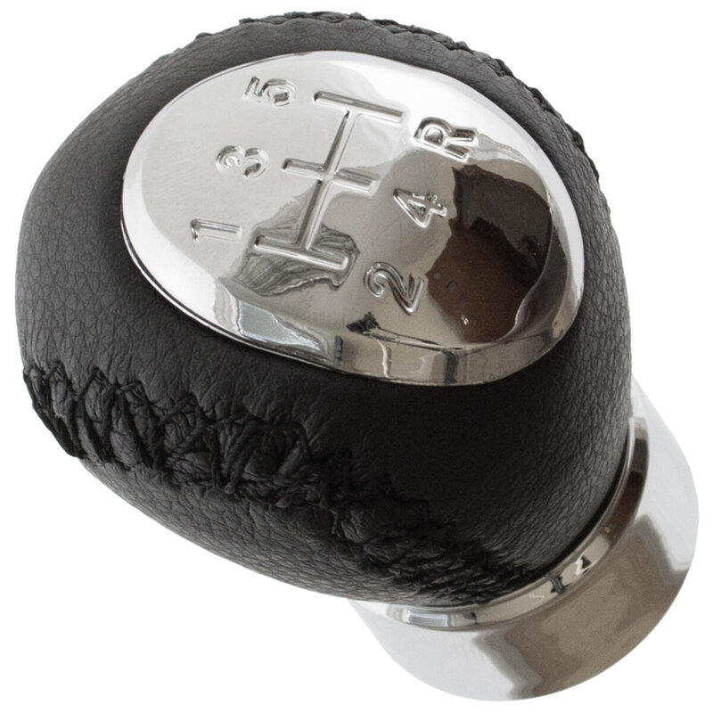 Mazda 3 BK 03-08 Gear shift knob BLACK LEATHER 5 Gear