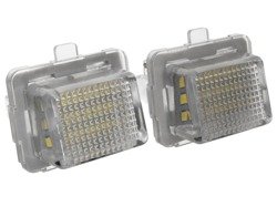 Mercedes C216 C218 S204 W204 W212 W221 licence plate light LED 2 pcs. set