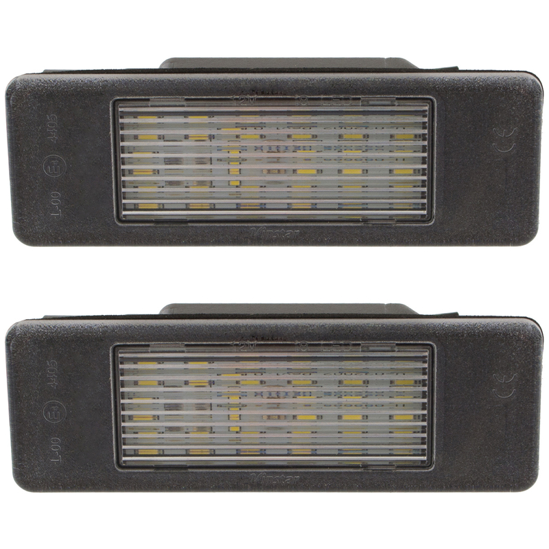 Mercedes Sprinter 906 Viano W639 Vito / Mixto W639 VW Crafter Licence plate light / lamp LED 2 pcs set