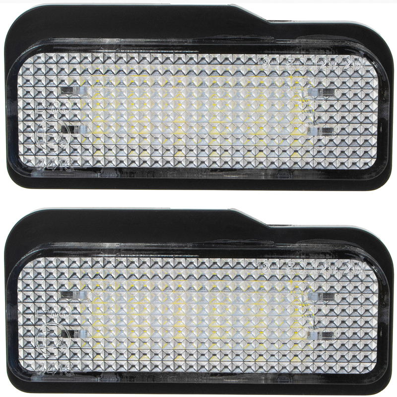 Mercedes W203 W211 W219 R171 Licence plate light / lamp LED 2 pcs set