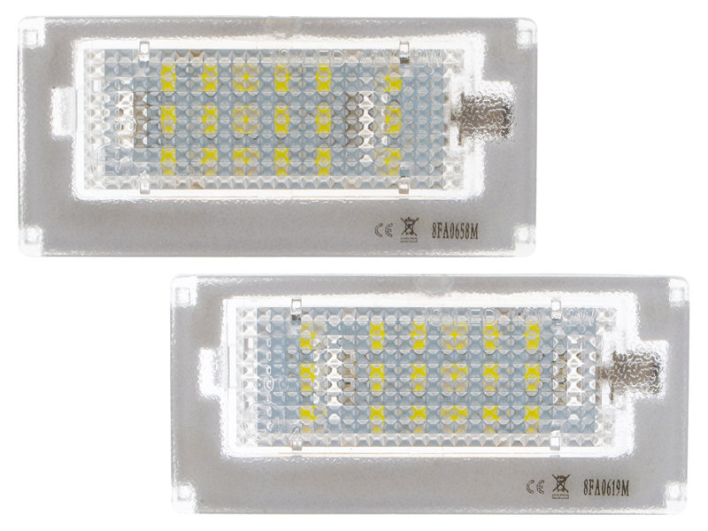 Mini Cooper R50 R52 R53 Licence plate light / lamp LED 2 pcs set