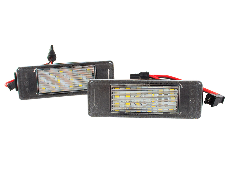 Nissan Qashqai 07-16 Juke 13-16 Licence plate light / lamp LED 2 pcs set