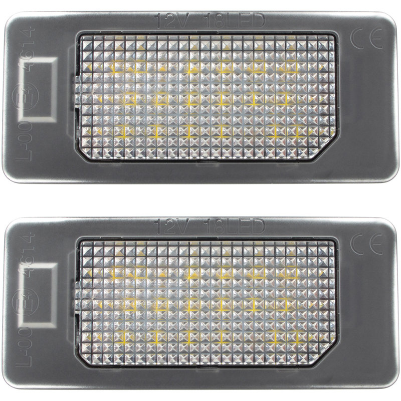 Skoda Octavia III Rapid Licence plate light / lamp LED 2 pcs set