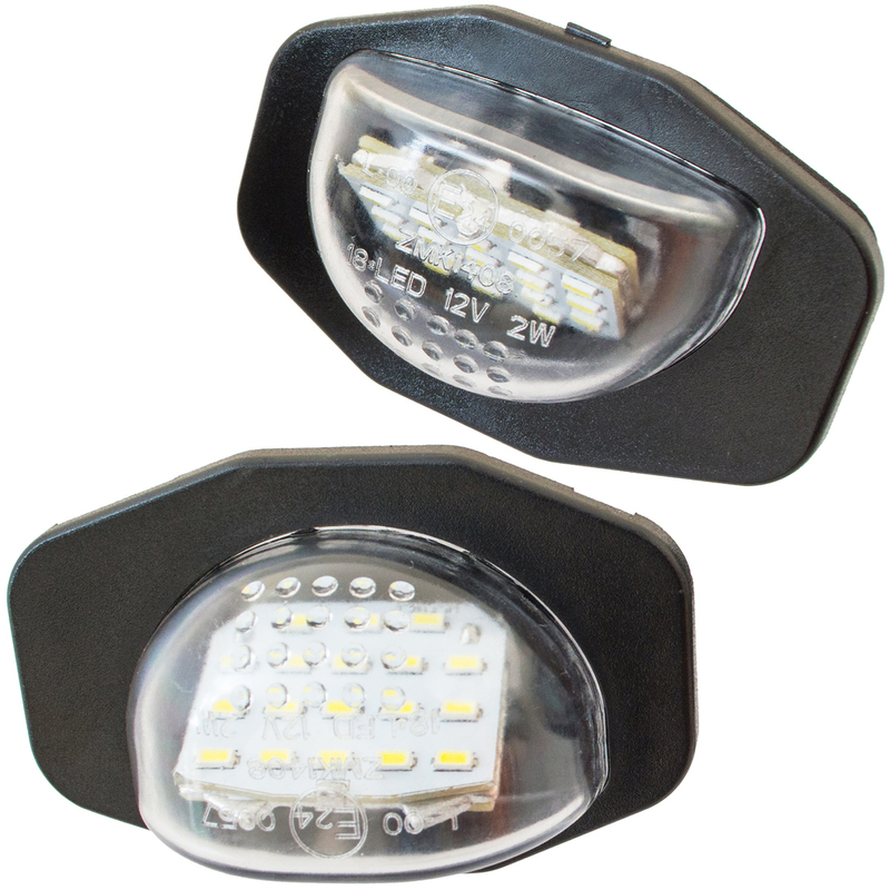 Toyota Auris Corolla Sienna Licence plate light / lamp LED 2 pcs set