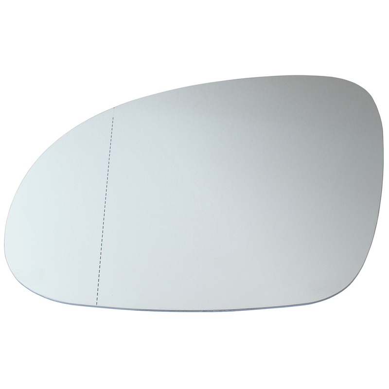 VW GOLF VI 08-16 MIRROR GLASS HEATED Left