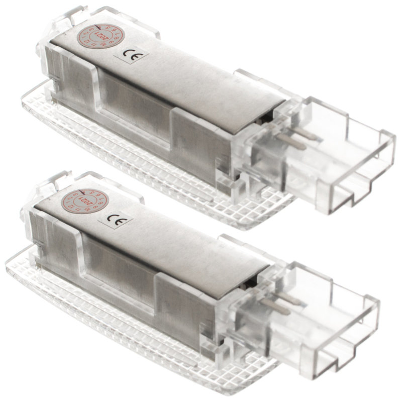 VW Jetta V VI VII Passat B6 B7 B8 Polo IV V VI Scirocco III Sharan I FL II T-Roc lampki podświetlenia wnętrza / przestrzeni nóg / bagażnika LED 2 szt. kpl.