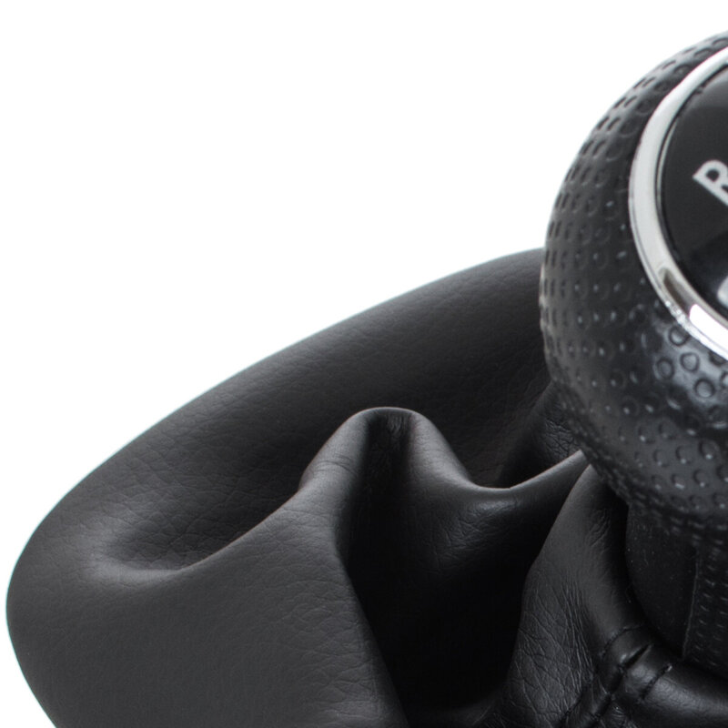 VW Sharan 2000- Gear shift knob BLACK + Lever Gaiter Hole 12mm