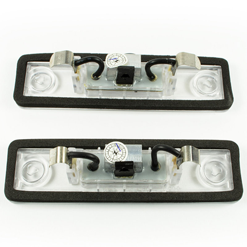 Vauxhall / Opel Astra F G Combo Corsa B C Omega A B Signum Tigra Vectra B Zafira A Licence plate light / lamp LED 2 pcs set