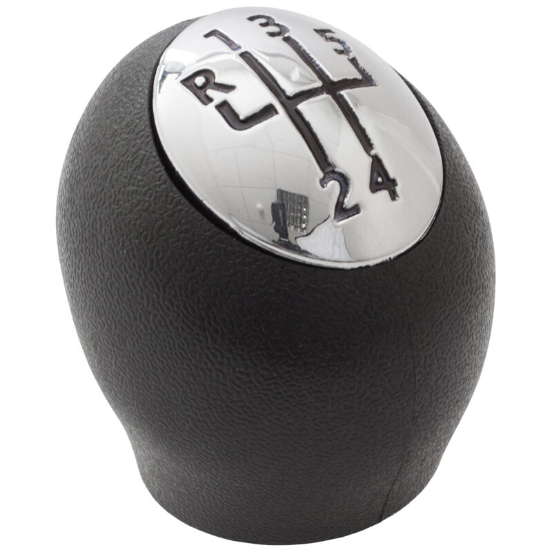 Vauxhall / Opel Movano A 1998- Gear shift knob 5 Gear BLACK + CHROM