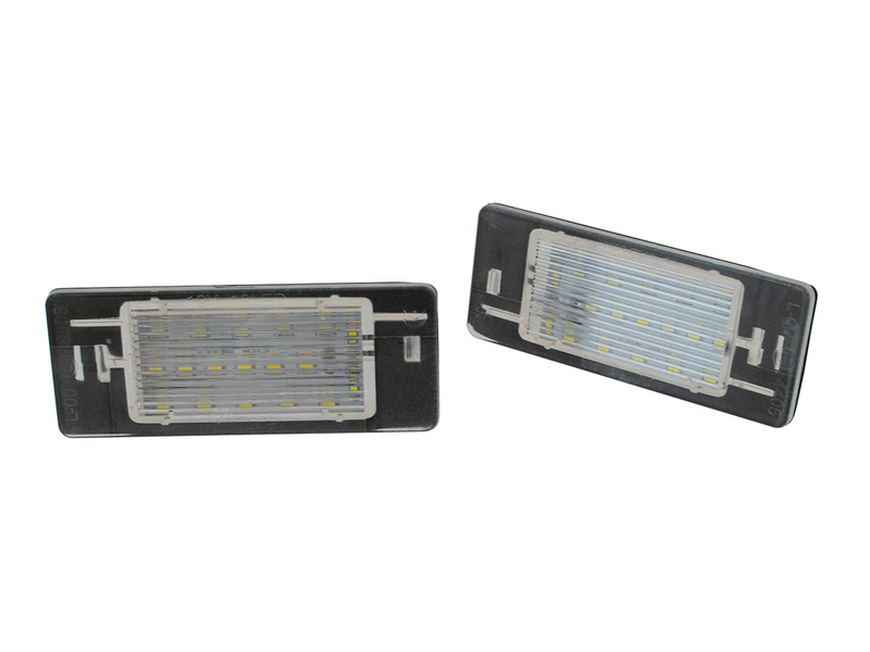 Vauxhall / Opel Vectra C station wagon 02-08 Licence plate light / lamp LED 2 pcs set