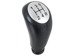 Alfa Romeo 147 00-10 Gear shift knob black + SILVER 5 speed