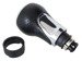 Audi A3 8L 96-03 Gear shift knob S-LINE black + CHROM 5 speed (R on the top)