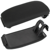 Audi A3 8P 03-12 Armrest flap with button and upholstery set BLACK FABRIC