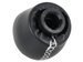 Dacia Duster Gear shift knob 5 speed black leather + SILVER