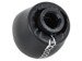 Dacia Duster Gear shift knob 6 speed black leather + SILVER