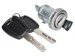 Fiat Ducato 2006- Ignition insert / barrel + 2 keys set