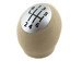 RENAULT MASTER 98-03 Gear / gearbox knob BEIGE + MAT CHROME CAP 6+R