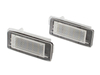 Renault Captur Espace IV Fluence Modus FL Scenic II III Licence plate light / lamp LED 2 pcs set