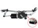 Renault Modus 2004- Wiper linkage / wiper transmission + Motor