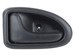 Renault Trafic II Interior handle BLACK Left