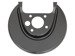 SKODA RAPID 2012- REAR BRAKE DISC COVER 1J0615612D