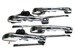 VW Golf II 84-91 handles 4 pcs set TUNING chrom