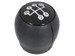 Vauxhall / Opel Astra I F Gear shift knob BLACK 5 Gear