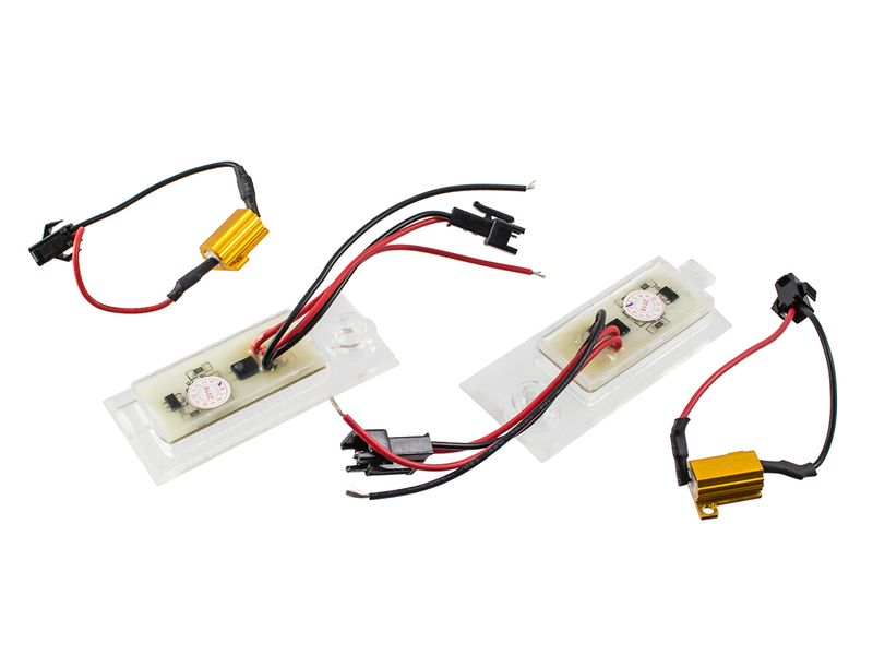  Audi A6 C5 Sedan 97-04 lampki podświetlenia tablicy rejestracyjnej LED 2 szt. kpl.