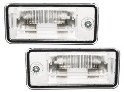 2x KENNZEICHENBELEUCHTUNG KENNZEICHEN FÜR AUDI A3 II 8P A4 B6 B7 A6 C6 A8 D3 Q7