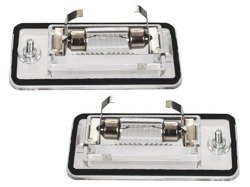 2x KENNZEICHENBELEUCHTUNG KENNZEICHEN FÜR AUDI A3 II 8P A4 B6 B7 A6 C6 A8 D3 Q7