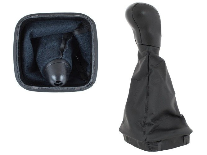 Mercedes W168 A-Klasa 97-04 Gear shift knob black + Gear Shift Lever Cover / Gear stick gaiter 6 speed