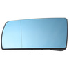 Mercedes W202 C-class 93-01 Mirror glass / mirror insert Heated BLUE Left