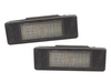 Mercedes Sprinter 906 Viano W639 Vito / Mixto W639 VW Crafter Licence plate light / lamp LED 2 pcs set