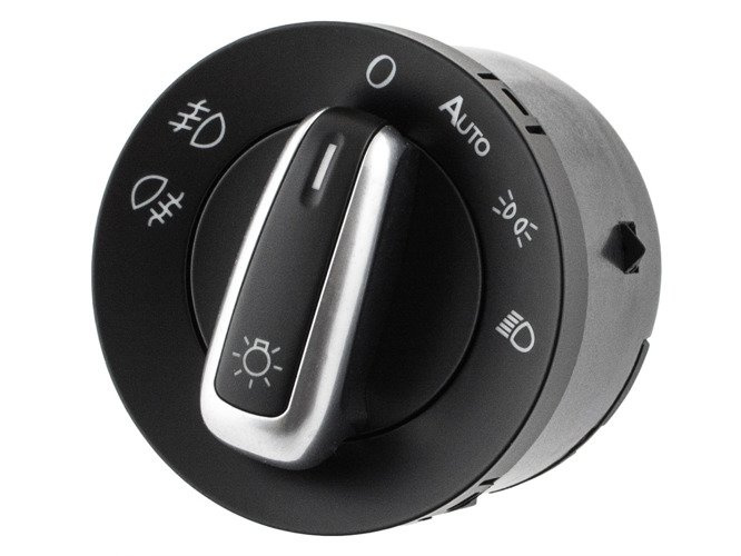 VW Jetta A5 05-10 Headlight switch CHROM (AUTO function)
